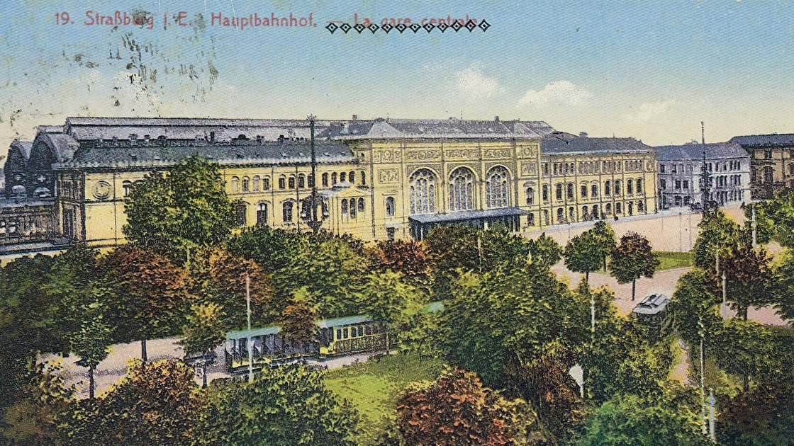 Image d'archives de la gare de Strasbourg