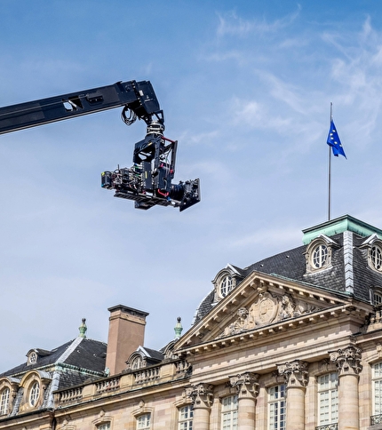 Image de tournage à l'extérieur