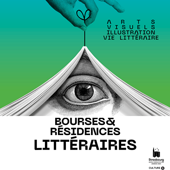 Visuel des bourses pour les créations littéraires