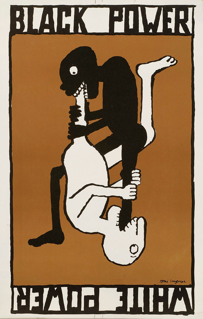 Black power / White power - Tomi Ungerer, vers 1967