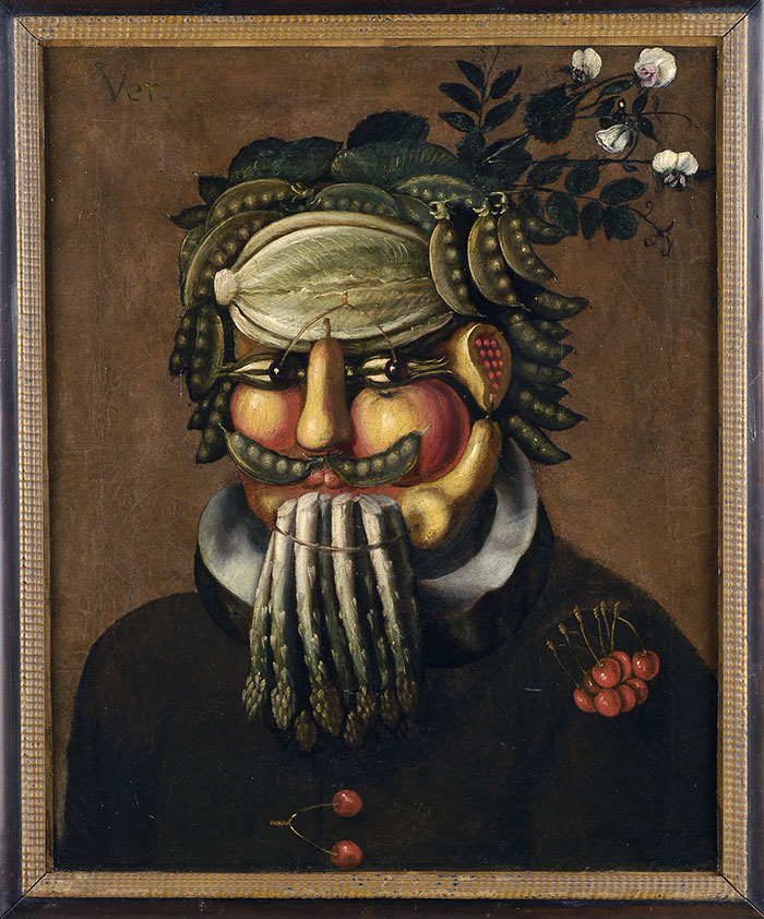 Les Quatre Saisons - Anonyme strasbourgeois, Arcimboldo, 1ère moitié 17e siècle, Strasbourg