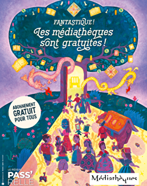 Fantastique, les médiathèques sont gratuties ! Abonnement gratuit pour tous. A partir du 1er janvier 2026
