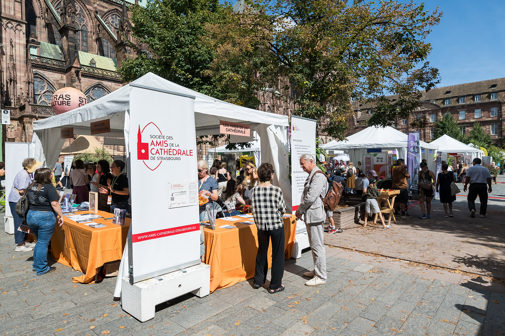Strasculture 2026 : stand de la société des amis de la cathédrale de Strasbourg