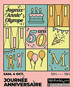 Les 50 ans de la médiathèque Olympe de Gouges